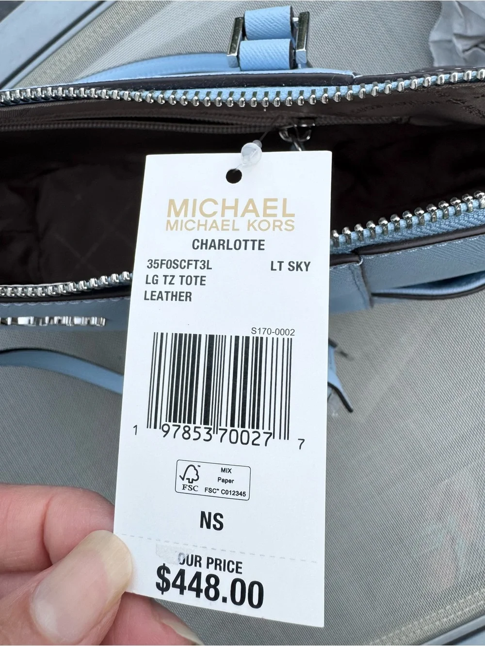 Michael Kors Charlotte Large Leather Bag